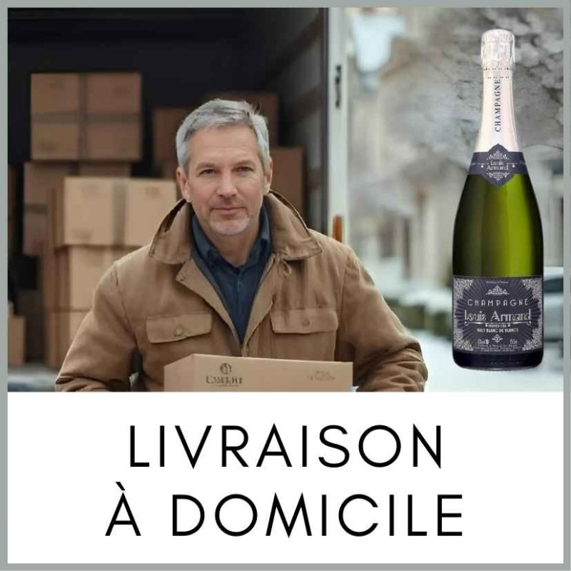 Livraison de champagne à domicile et sur rendez-vous. Livraison gratuite dès 48 bouteilles