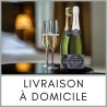 livraison de champagne à domicile : champagne blanc de blancs et champagne brut