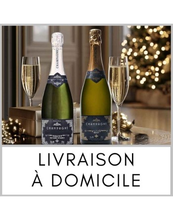 Champagne à Domicile : 24 Brut + 24 Blanc de Blancs