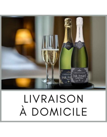 Champagne livré à domicile : champagne Brut & Champagne Blanc de Blancs