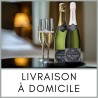 Champagne livré à domicile : champagne Brut & Champagne Blanc de Blancs