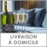 livraison de champagne à domicile : champagne blanc de blancs et champagne brut